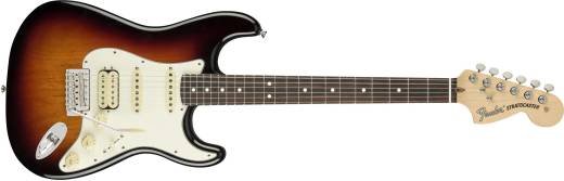 American Performer Stratocaster, HSS touche en palissandre - 3 Tone Sunburst