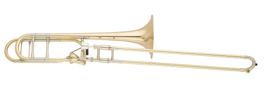 Trombone professionnel  grand alsage de la Srie Q avec attache axiale F - Cloche en laiton dor
