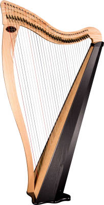Harpe Ravenna  34 cordes avec leviers Loveland