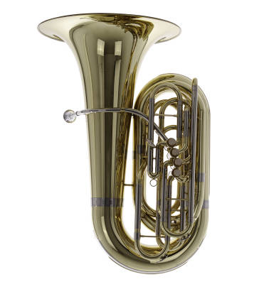 Tuba 4 pistons  action frontale 4/4