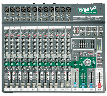 14 Channel Compact Desk Mixer