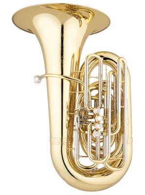 CC Compact Tuba with 4 Front Pistons and 19'' Bell - Lacquer