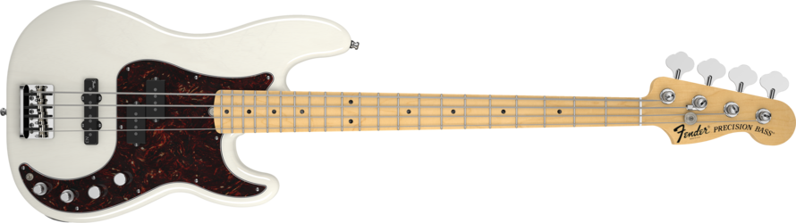 American Deluxe Precision Bass - White Blonde