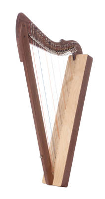Harpe Fullsicle - 26 cordes - Leviers complets - dition spciale en bois de noyer massif