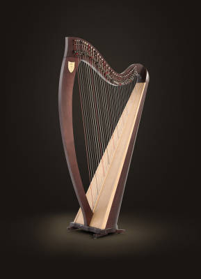 Harpe  leviers - Ogden - 34 cordes - Acajou