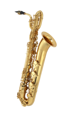 Saxophone baryton de la srie400 (vernis dor)