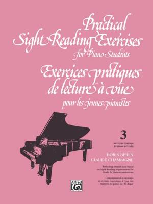 Practical Sight Reading Exercises for Piano Students, Book 3 - Berlin/Champagne - Piano - Book