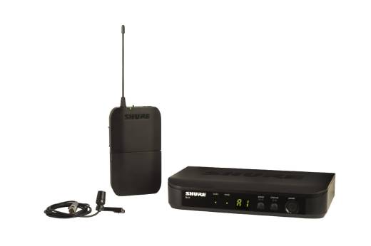 BLX14/CVL Wireless Lavalier System with CVL Lavalier (J11: 596-616 MHz)