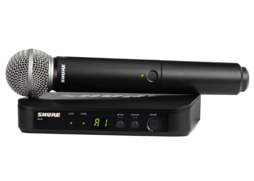 BLX24/SM58 Wireless Handheld System w/ SM58 Microphone (H11: 572-596 MHz)