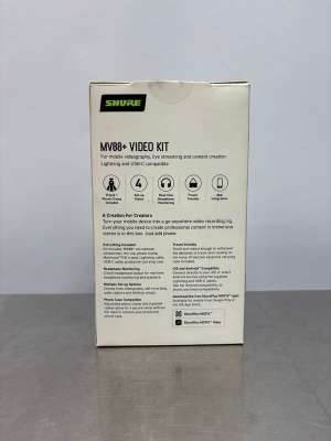 Store Special Product - Shure MV88+ Premium Stereo Condenser Mic w/ Portable Recording Kit
