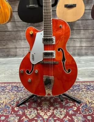 Store Special Product - Gretsch Guitars G5240LH Electromatic Hollowbody Singlecut Orange Lefty