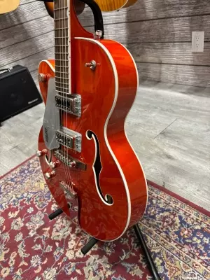 Store Special Product - Gretsch Guitars G5240LH Electromatic Hollowbody Singlecut Orange Lefty