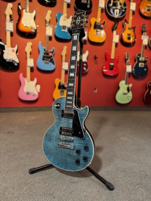 Store Special Product - Epiphone - LP CUSTOM FIGURED-TRANS BLUE