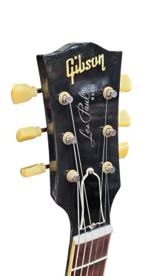 Store Special Product - Gibson Custom Shop 58 Les Paul Standard All Ebony Ultra Light Aged