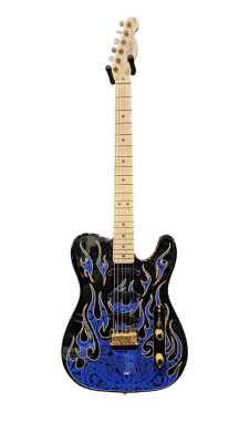 Store Special Product - Fender James Burton Telecaster Blue Paisley Flame