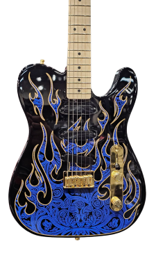 Store Special Product - Fender James Burton Telecaster Blue Paisley Flame