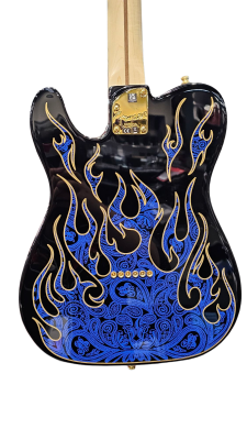 Store Special Product - Fender James Burton Telecaster Blue Paisley Flame