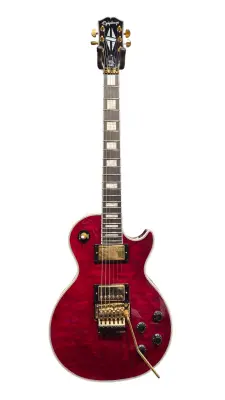 Store Special Product - Epiphone Alex Lifeson Les Paul Axcess Quilt - Ruby Red