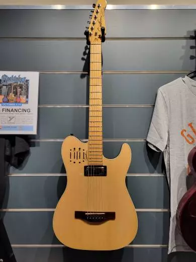 Store Special Product - GODIN ACOUSTICASTER NATURAL DLX MN W/BAG