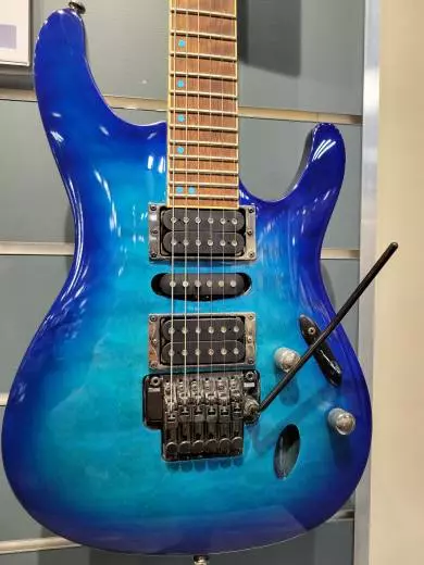 Store Special Product - IBANEZ S HSH FMT SAPPHIRE BLUE BST
