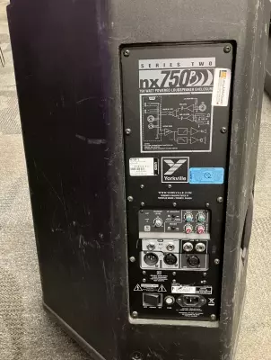 Store Special Product - Yorkville 15 in. 750 watt powered speaker, with built in mixer