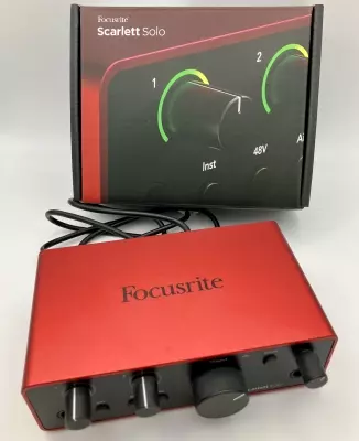 Store Special Product - Focusrite Scarlett Solo Mk4