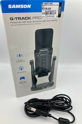 Store Special Product - Samson G-Track Pro USB mic with an instrument input