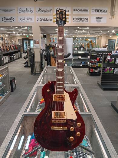 Store Special Product - Gibson - Les Paul Studio Electric Guitar with Softshell Case - Wine Red
