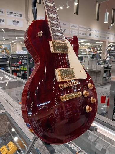 Store Special Product - Gibson - Les Paul Studio Electric Guitar with Softshell Case - Wine Red