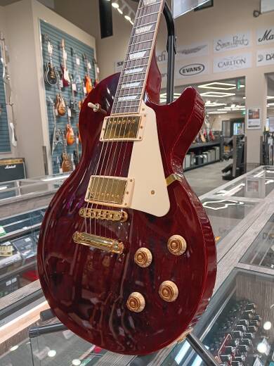 Store Special Product - Gibson - Les Paul Studio Electric Guitar with Softshell Case - Wine Red