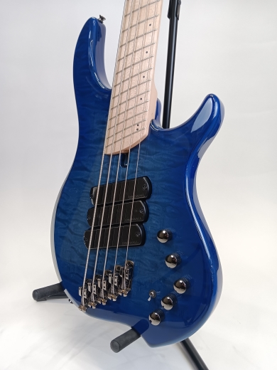 Store Special Product - Dingwall - Combustion 5-string, 3 pickup, quilted top - Indigo Burst