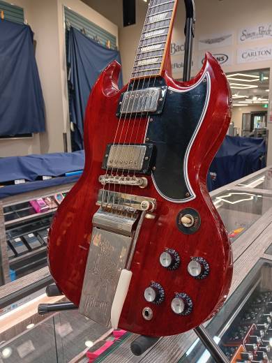 Store Special Product - Gibson Custom Shop - 1964 SG Standard VOS Reissue w Maestro Trem - Heritage Cherry