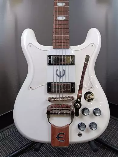 Store Special Product - Epiphone - Crestwood Custom with Tremotone Tailpiece - Polaris White