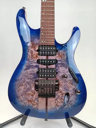 Store Special Product - Ibanez - S Premium Electric Guitar - Cerulean Blue Burst