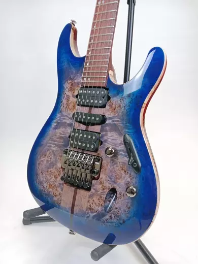Store Special Product - Ibanez - S Premium Electric Guitar - Cerulean Blue Burst