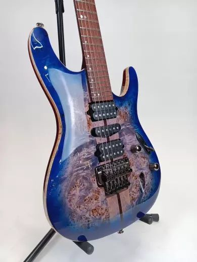 Store Special Product - Ibanez - S Premium Electric Guitar - Cerulean Blue Burst