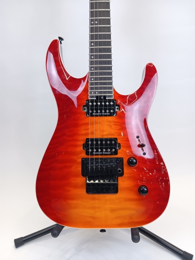 Store Special Product - Jackson Guitars - Pro Plus Series Dinky DKAQ, Ebony Fingerboard - Firestorm
