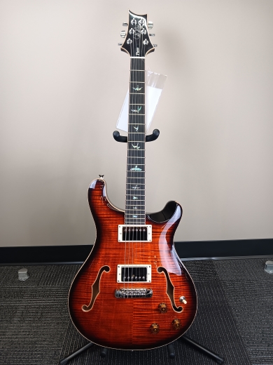 Store Special Product - PRS Guitars SE Hollowbody II Piezo - Orange Tiger Smokeburst