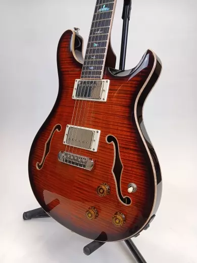 Store Special Product - PRS Guitars - SE Hollowbody II Piezo with Case - Orange Tiger Smokeburst