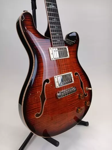 Store Special Product - PRS Guitars - SE Hollowbody II Piezo with Case - Orange Tiger Smokeburst