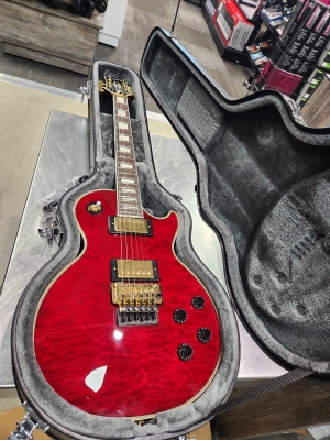 Store Special Product - Epiphone - ALEX LIFESON LP AXCESS QMT RUBY RED