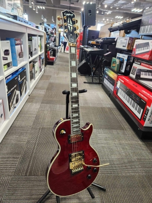 Store Special Product - Epiphone - ALEX LIFESON LP AXCESS QMT RUBY RED