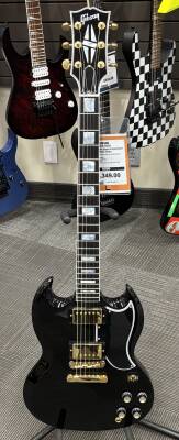 Store Special Product - Gibson Custom Shop - SG CUSTOM EBONY (SGCE-EBGH)