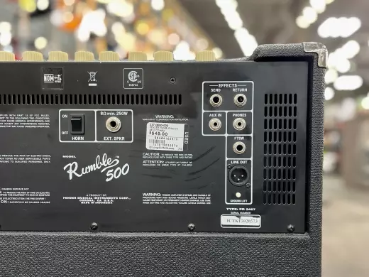 Store Special Product - Fender - Rumble 500 (v3) 2x10 Bass Combo Amp