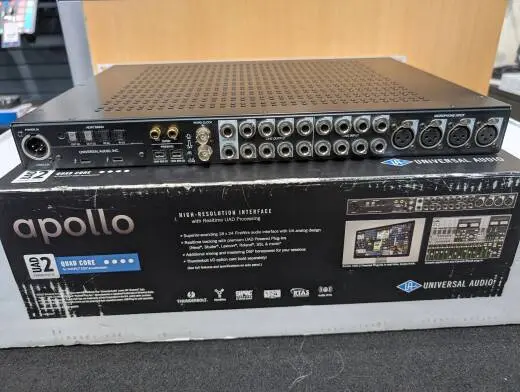 Store Special Product - Universal Audio Apollo Quad Thunderbolt 3 / Firewire Audio Interface