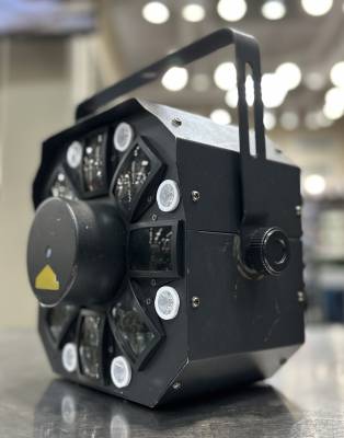 Store Special Product - American DJ - DMX 3-in-1 LED Effect Fixture w/ 6x 5W RGBWYP Laser Strobe