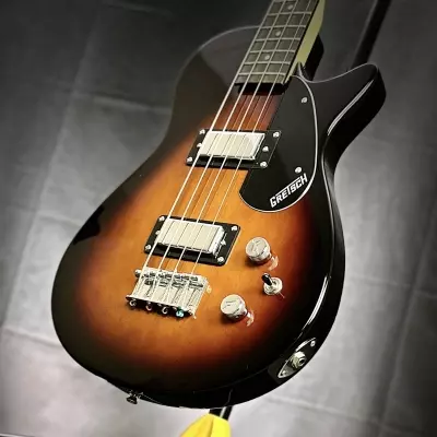 Store Special Product - Gretsch Guitars - G2220 Electromatic Junior Jet Bass II Short-Scale, Black Walnut Fingerboard - Tobacco Sunburst