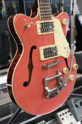 Store Special Product - Gretsch Guitars - G2655T Streamliner Center Block Jr. Double-Cut with Bigsby, Laurel Fingerboard - Coral
