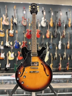 Store Special Product - Epiphone - Inspired by Gibson ES-335 Left-Handed - Vintage Burst