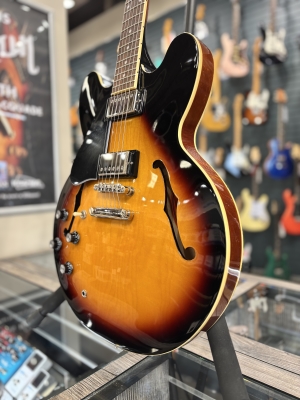 Store Special Product - Epiphone - Inspired by Gibson ES-335 Left-Handed - Vintage Burst